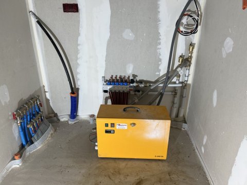Mise en chauffe plancher chauffant à Genay
